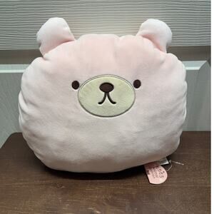 Animal Cushion Pink Dog Throw Pillow Plush Stuffed Animal NWT